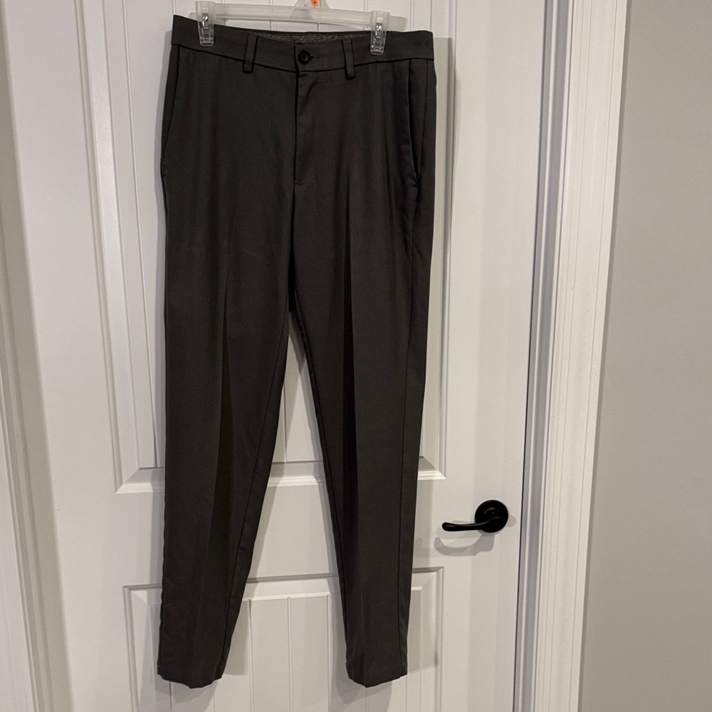 Haggar Men's Charcoal Dress Pants